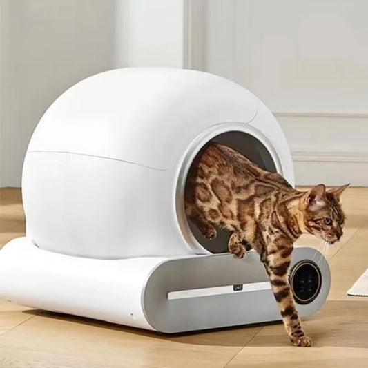 猫用自動洗浄式スマートトイレ
