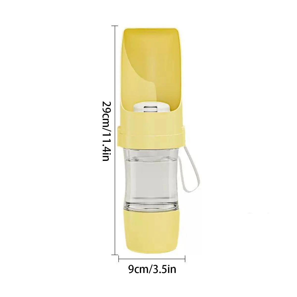 Animora™ | Gourde de Voyage 2-en-1 pour Chien & Chat – Eau + Croquettes