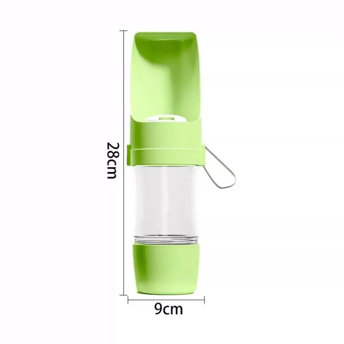 Animora™ | Gourde de Voyage 2-en-1 pour Chien & Chat – Eau + Croquettes